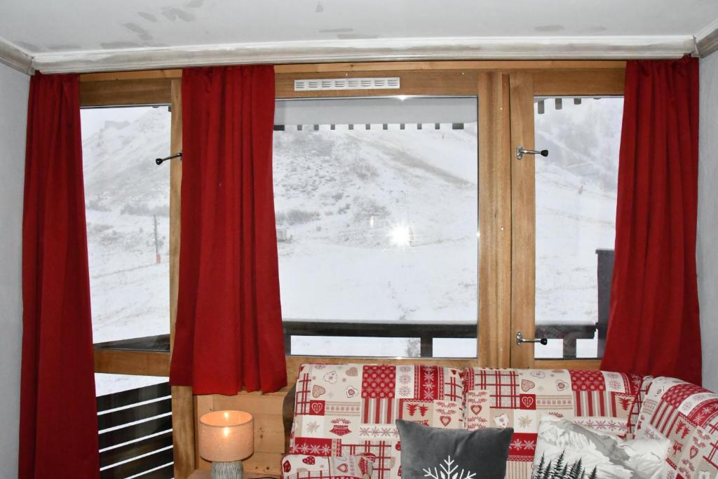 Studio La Plagne Aime 2000 Paquebot Des Neiges Vue Pistes appartement pied des pistes 7