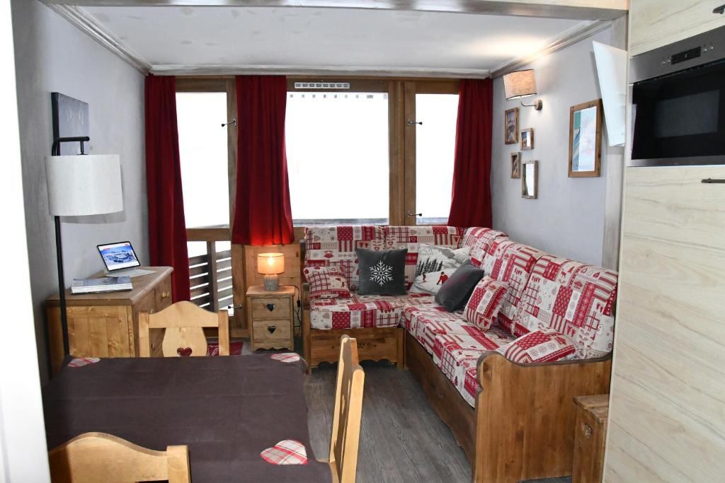 Studio La Plagne Aime 2000 Paquebot Des Neiges Vue Pistes appartement pied des pistes