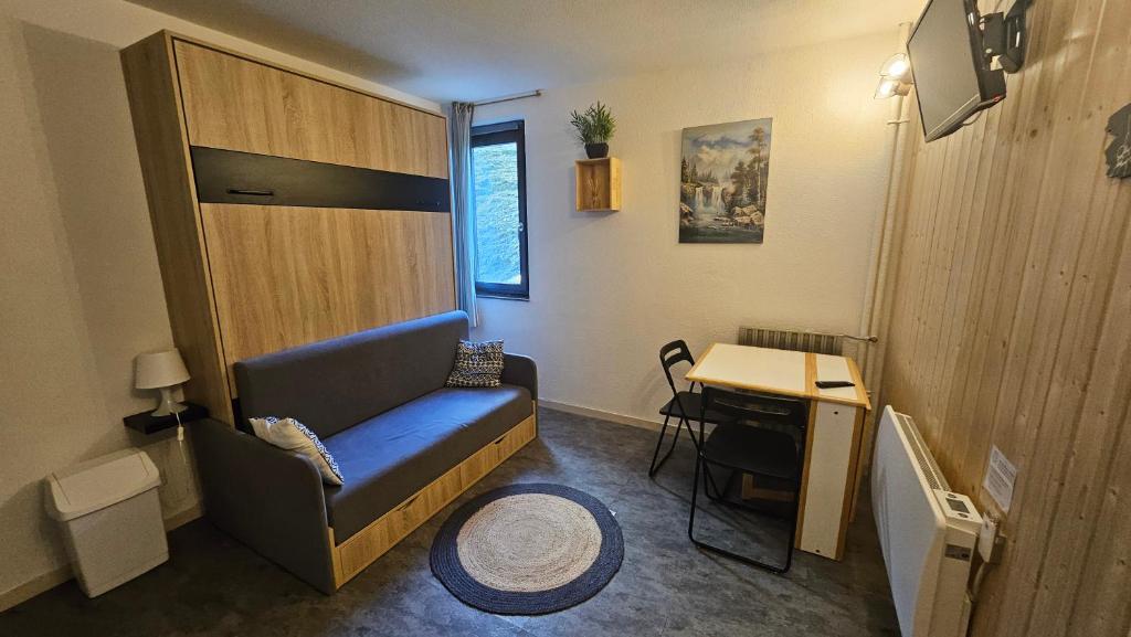Studio Le Ceretou La Mongie Tourmalet appartement pied des pistes
