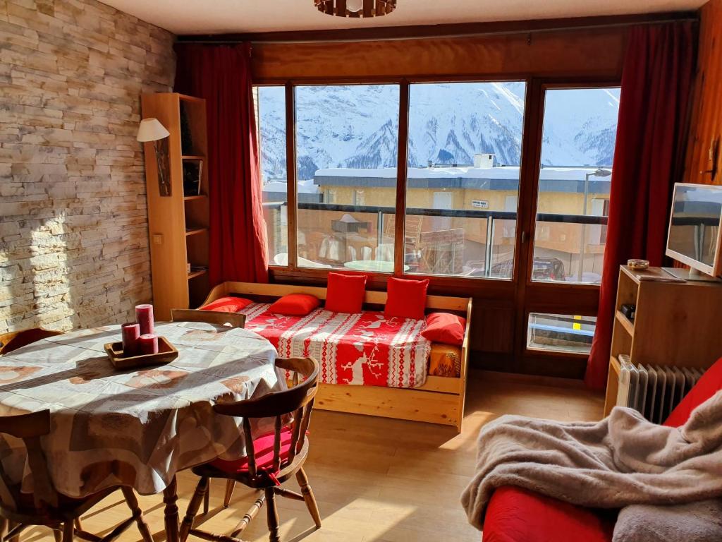 Studio Queyrelet 1 pied des pistes avec balcon vue 2 4 personnes appartement pied des pistes 7