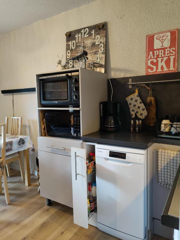 Studio avec jardin et garage proche Super venosc appartement pied des pistes 5