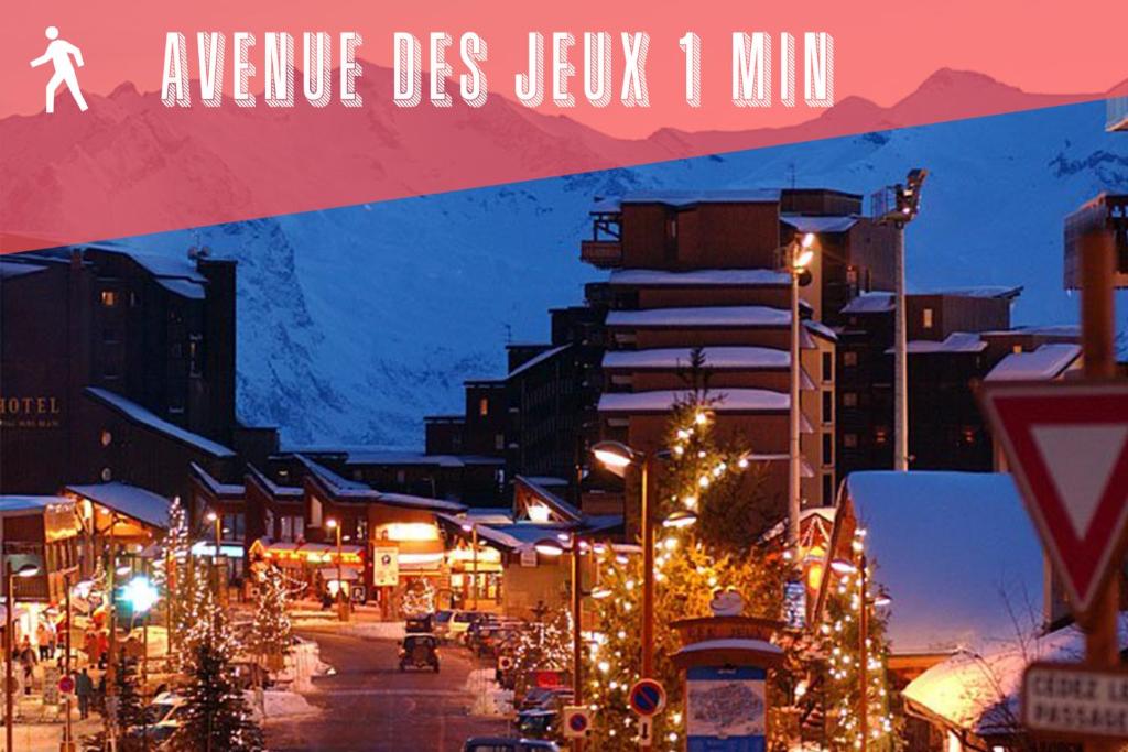 Studio des Jeux Alpe dHuez Hyper Centre 4 5 personnes Wifi appartement pied des pistes 7