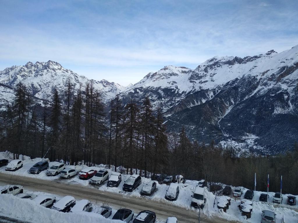 Studio fonctionnel 16m2 avec vue panoramique appartement pied des pistes 4