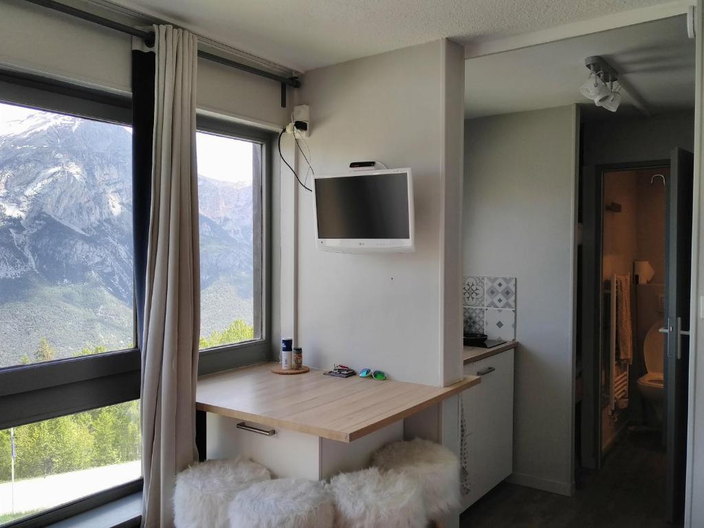 Studio fonctionnel 16m2 avec vue panoramique appartement pied des pistes 6