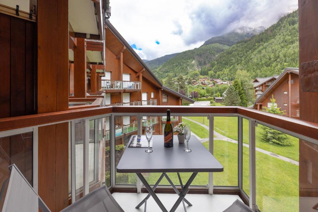 Studio haut de gamme Contamines appartement pied des pistes