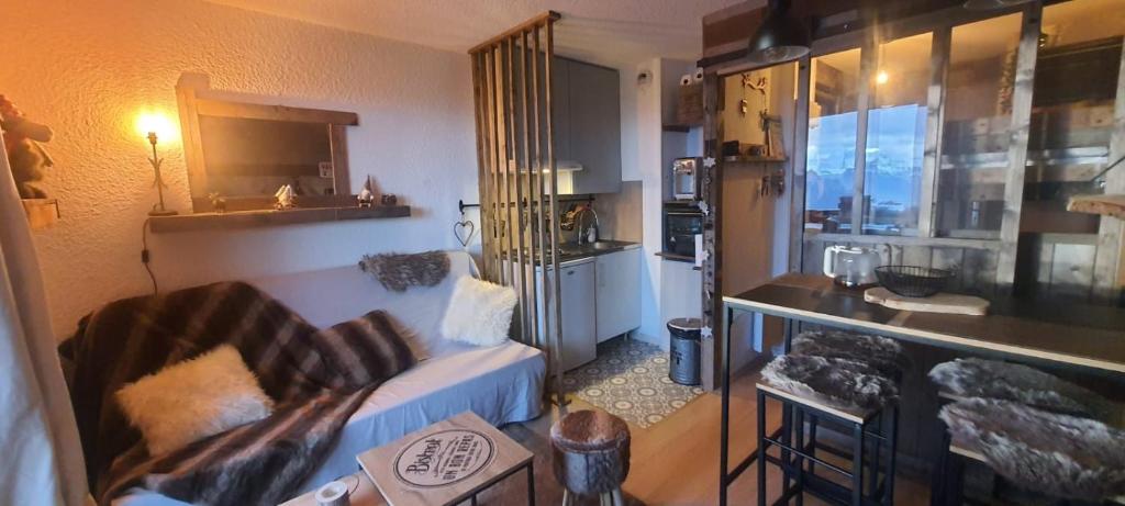 Studio montagnard vue splendide ALPE D HUEZ LES PASSEAUX appartement pied des pistes 6