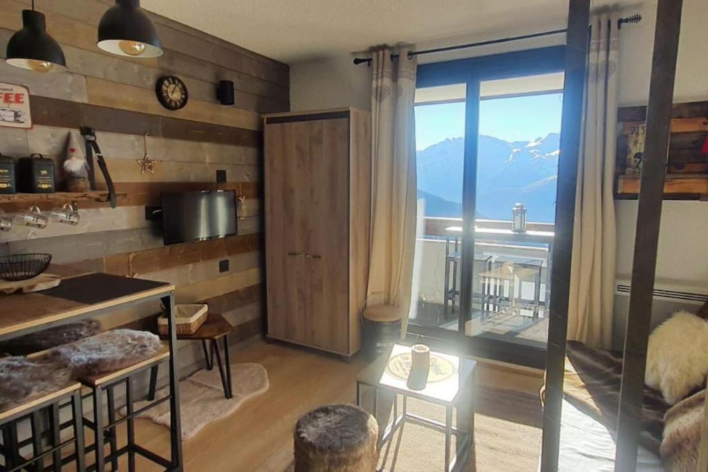 Studio montagnard vue splendide ALPE D HUEZ LES PASSEAUX appartement pied des pistes 8