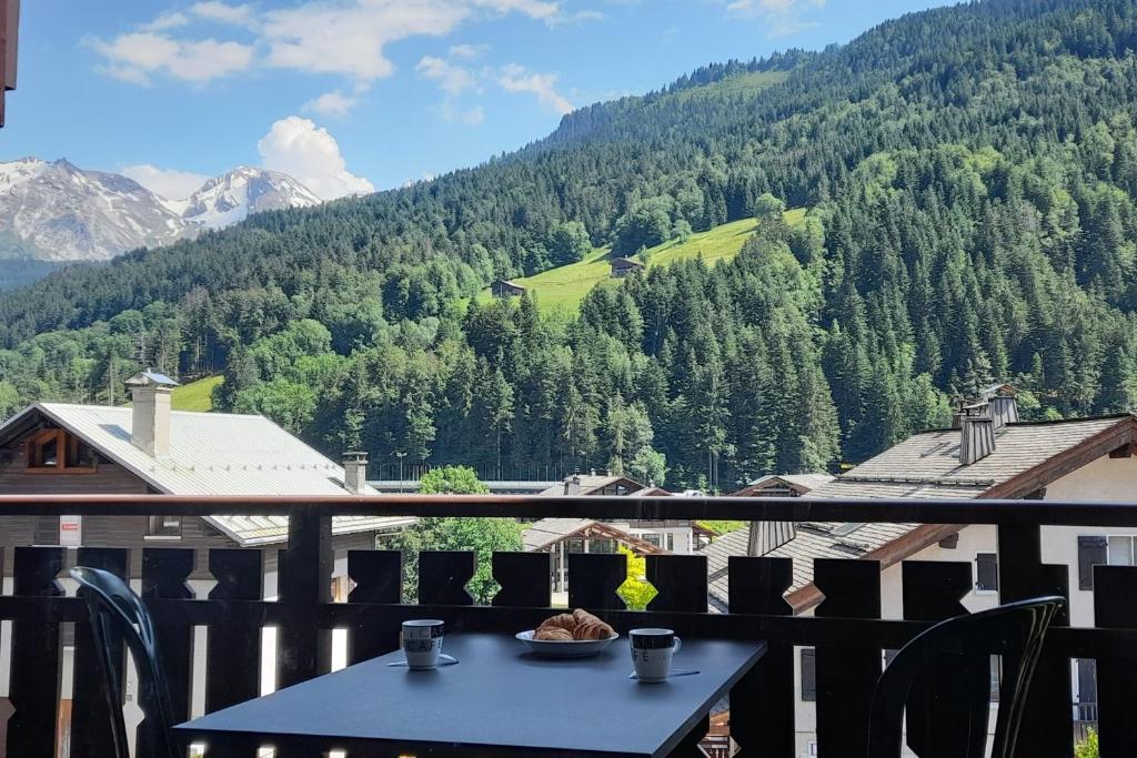 Studio with balcony in the center of the village appartement pied des pistes 8