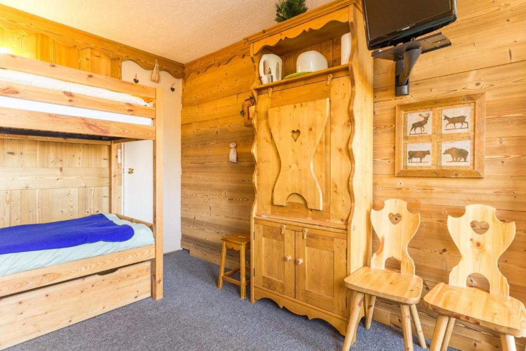 Studio with terrace view on Mont Blanc appartement pied des pistes 2