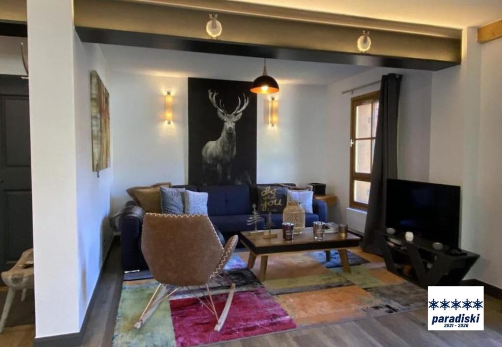 Stylish ski in ski out 3 bed apartment Arc 1950 appartement pied des pistes 14