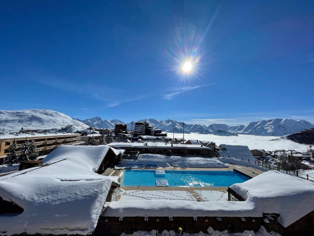 Superbe Studio avec vue exceptionnelle appartement pied des pistes 11