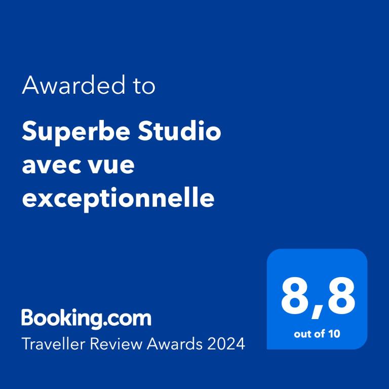Superbe Studio avec vue exceptionnelle appartement pied des pistes 16