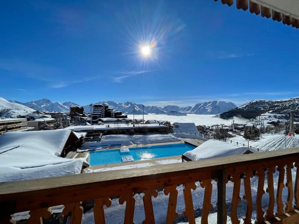 Superbe Studio avec vue exceptionnelle appartement pied des pistes 4