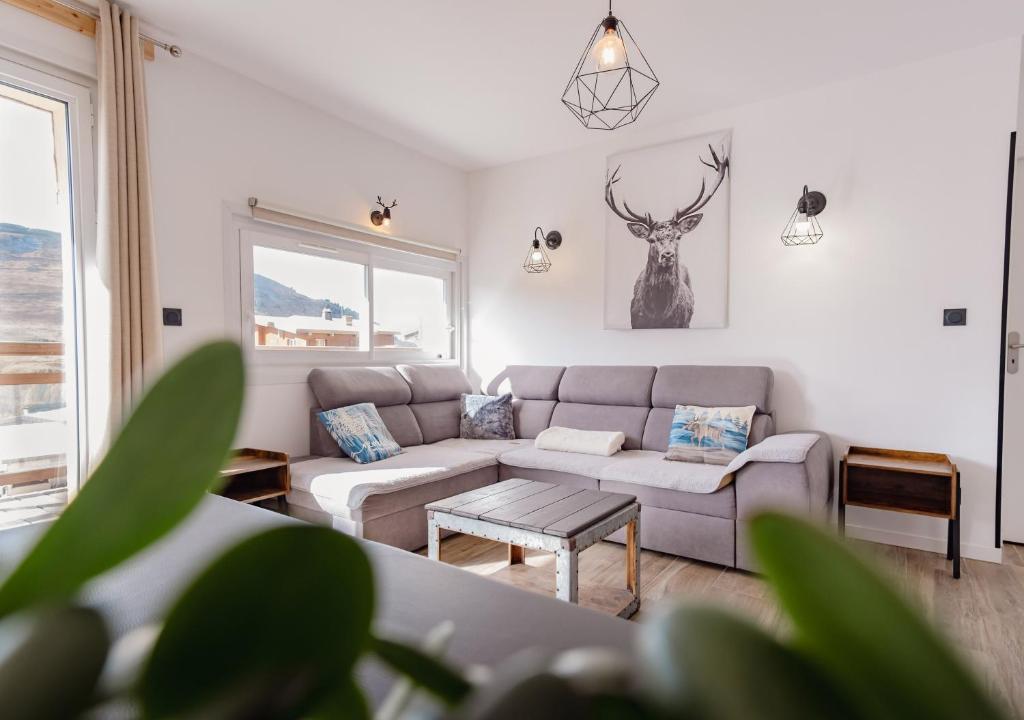 Superbe appart avec sauna au pied du telesiege WiFi babyfoot appartement pied des pistes