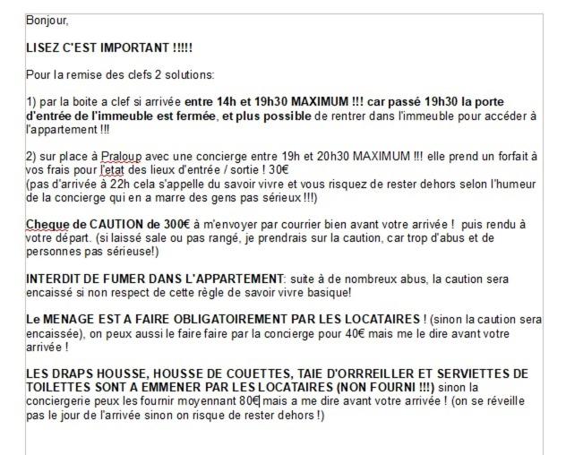 T2 Immeuble Chanteclerc 6 personnes 37m2 PRALOUP 1600 appartement pied des pistes 8