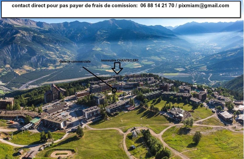 T2 Immeuble Chanteclerc 6 personnes 37m2 PRALOUP 1600 appartement pied des pistes 9