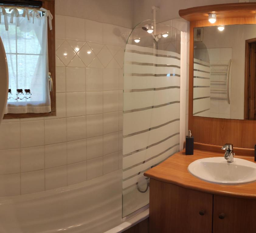 T2 Meuble Tourisme 3 etoiles pied des pistes parking prive avec balcon et superbe vue appartement pied des pistes 2