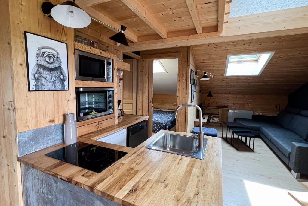 T2 with pool in Saint Gervais les Bains appartement pied des pistes 15