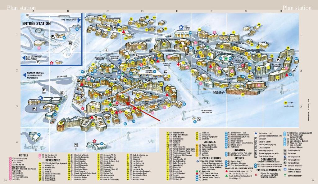 Val Thorens SILVERALP Duplex avec 3 chambres appartement pied des pistes 15
