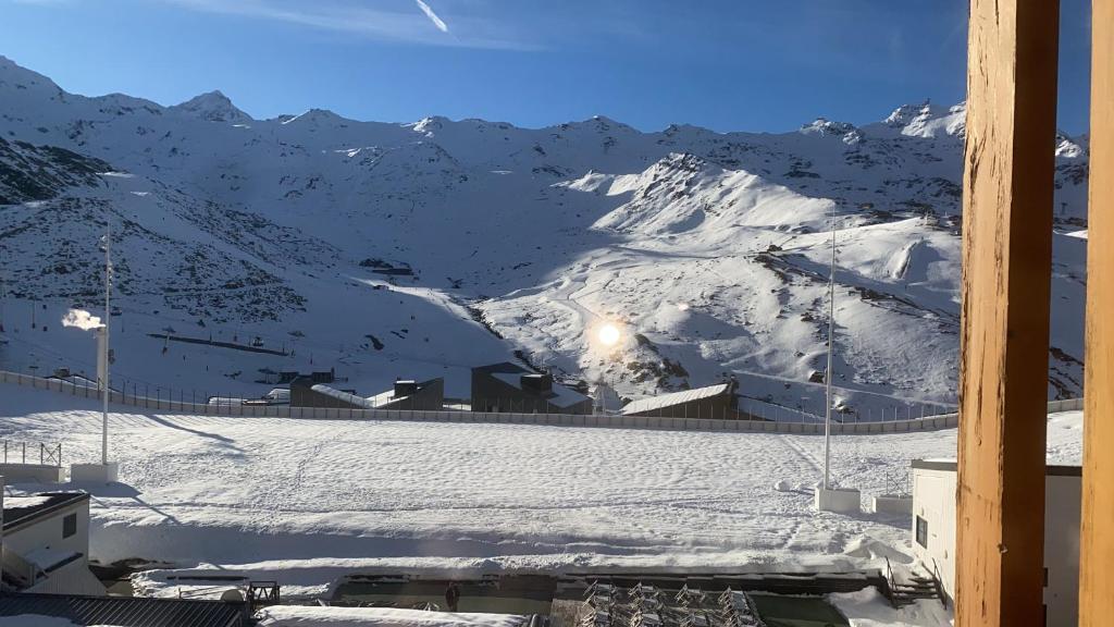 Val Thorens studio cabine sud centre station appartement pied des pistes