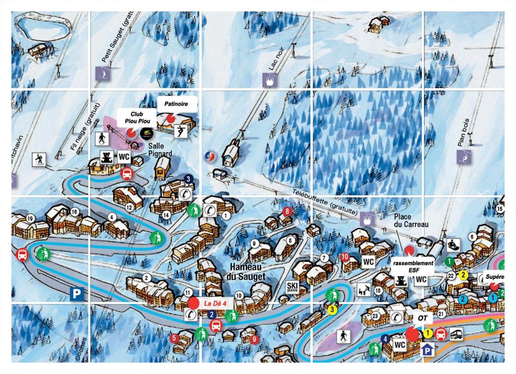 appart entierement renove les coches la Plagne appartement pied des pistes 14