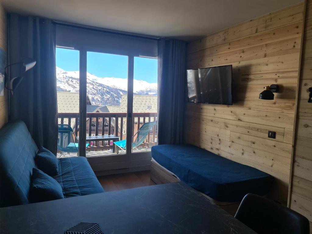 appartement le Chamois 312 Valmeinier 1900 piscine exterieur uniquement ouverte saison d ete avec 1 chambre appartement pied des pistes 5